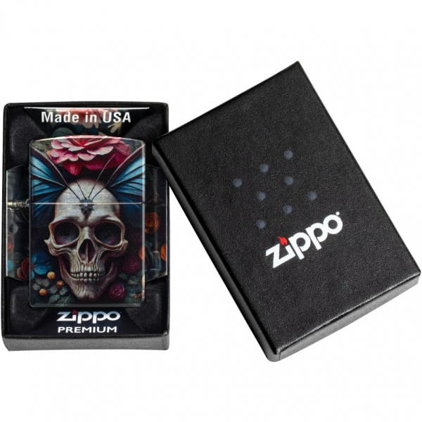 Zippo Kelebekli Kafatas akmak