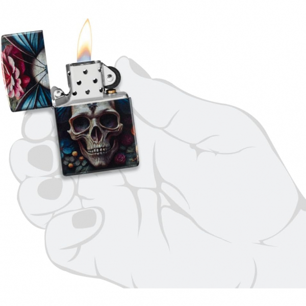 Zippo Kelebekli Kafatas akmak