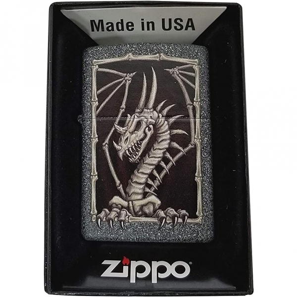 Zippo Kemik Tasarml Ejderha akmak