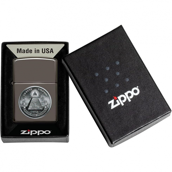 Zippo Kara Buz akmak