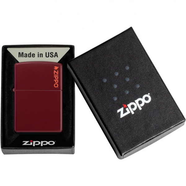 Zippo Klasik Merlot Logolu akmak