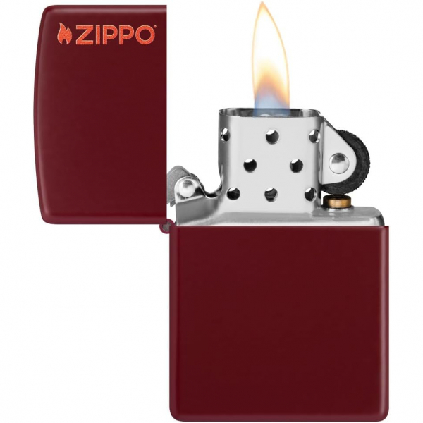 Zippo Klasik Merlot Logolu akmak