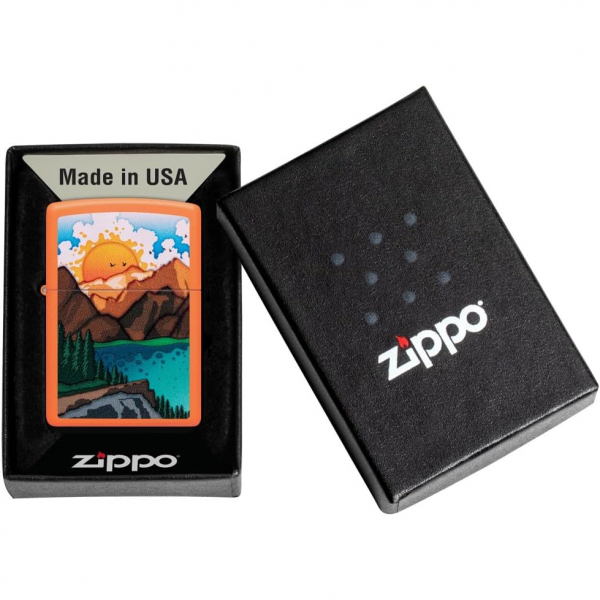 Zippo Sunrise Turuncu Mat akmak