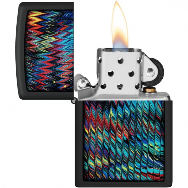 Zippo Boyal Siyah Mat akmak