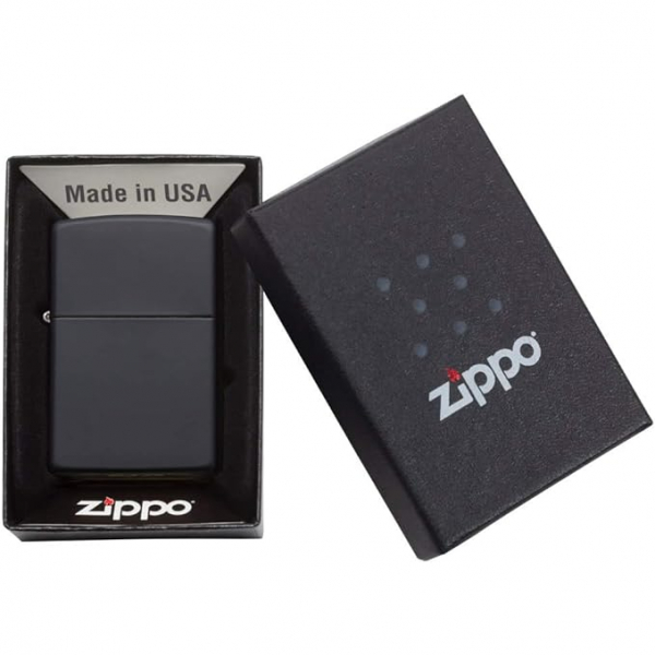 Zippo Sade Mat Siyah akmak