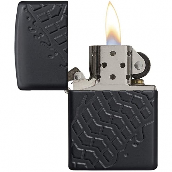 Zippo Mat Siyah Lastik Srt akmak