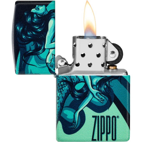 Zippo Mavi Deniz Kz akmak