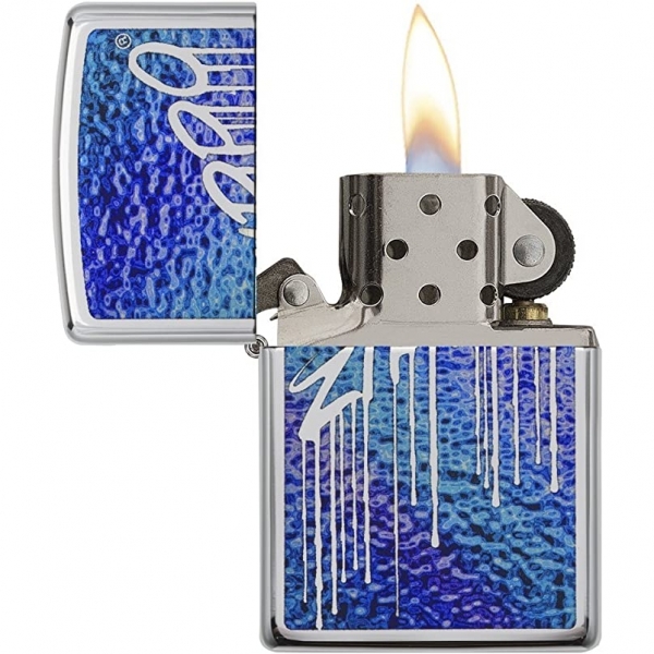 Zippo Mavi Yazl akmak