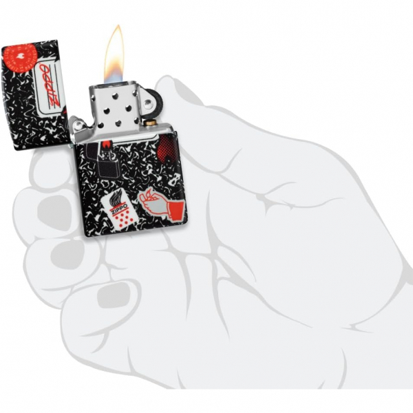 Zippo Notebook Mat akmak