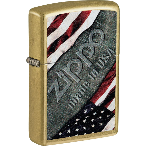 Zippo Metal Amerikan Bayra�� �akmak