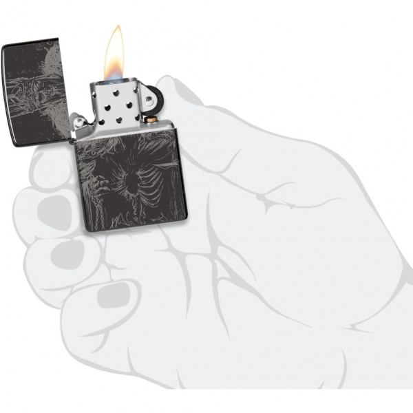 Zippo Skull King Tasarm Parlak akmak