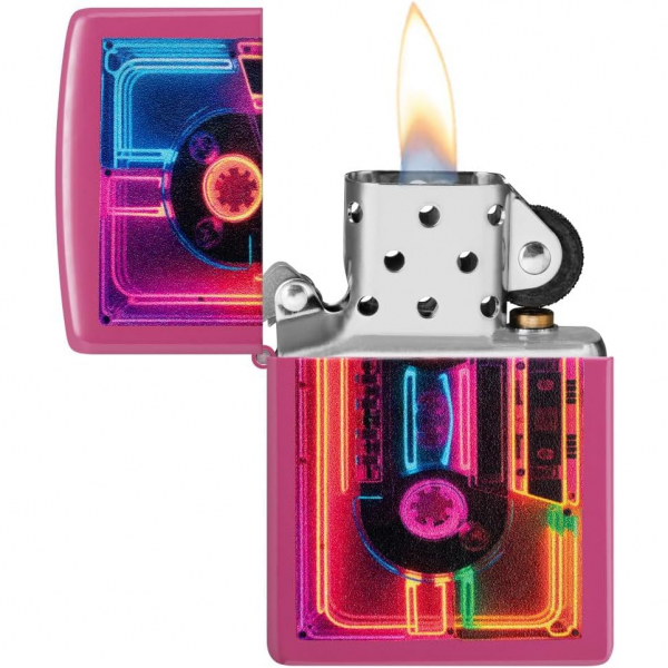 Zippo Neon Kaset Tasarm akmak