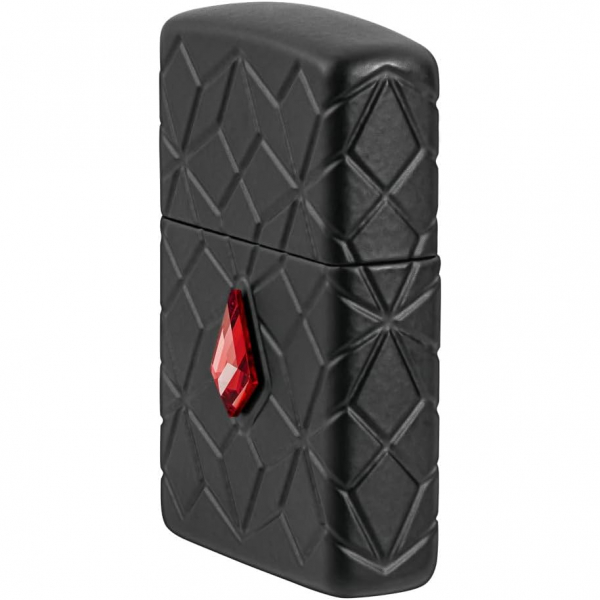 Zippo Kristal Armor Siyah akmak