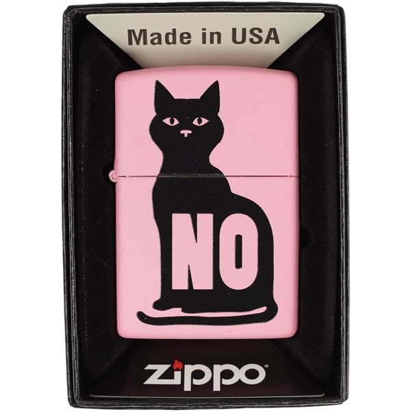 Zippo NO Pembe Kedi akmak