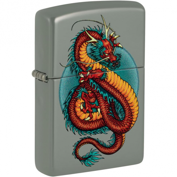 Zippo Chinese Red Dragon Mat akmak 