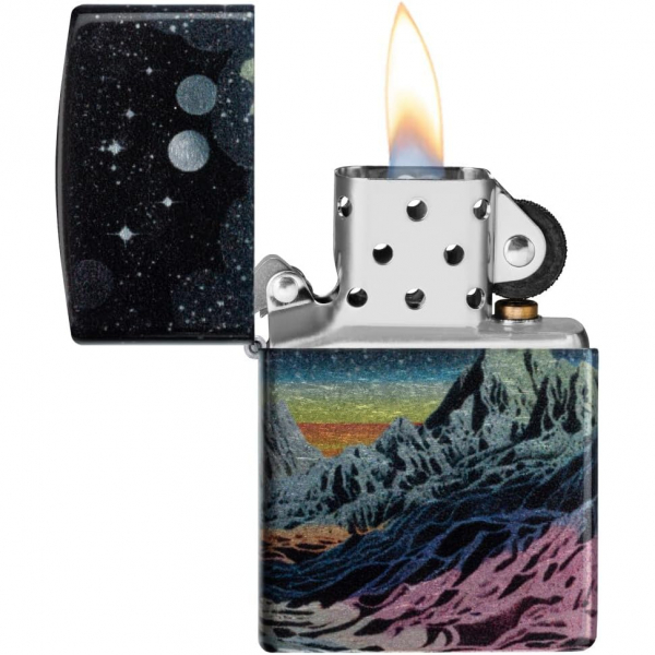 Zippo Space Renkli Tasarm akmak