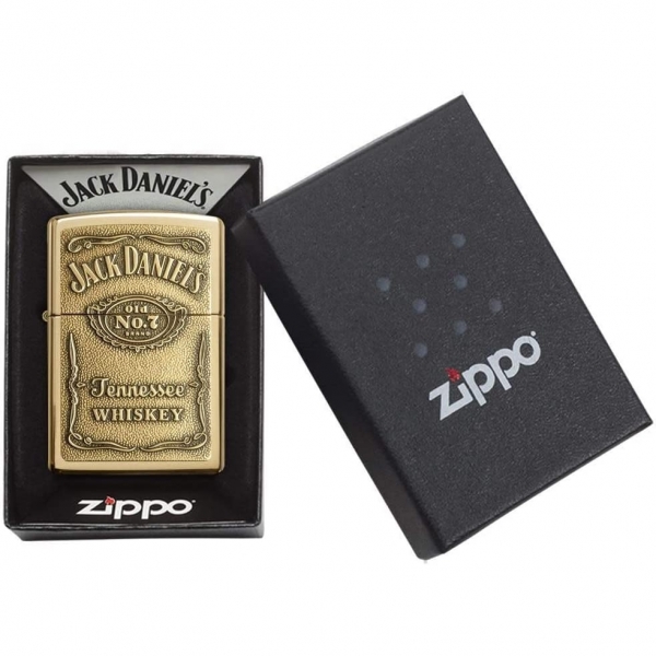 Zippo Jack Daniels akmak (Gold)