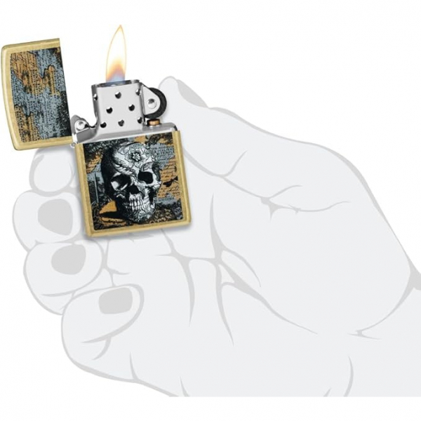 Zippo iekli Yaz Kafatas akmak