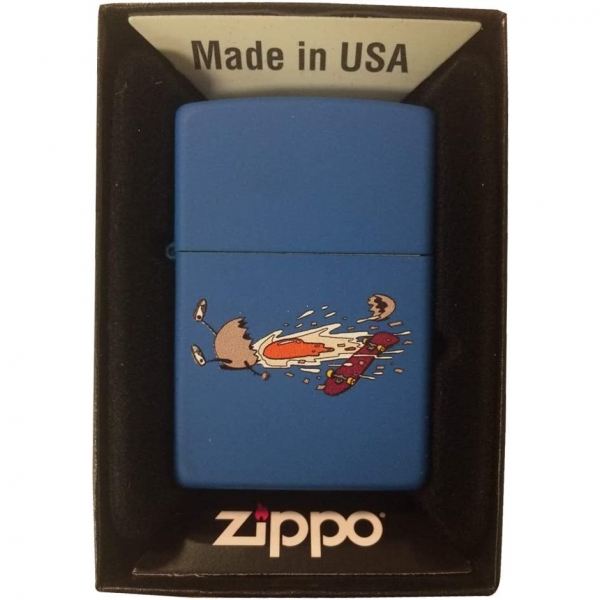 Zippo Kraliyet Mavisi Mat Yumurta akmak 