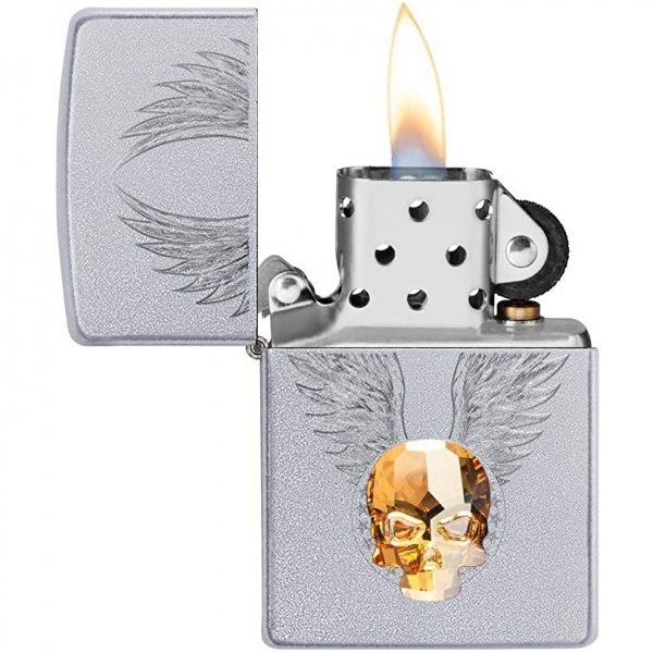 Zippo Kanatl Altn Kurukafa akmak