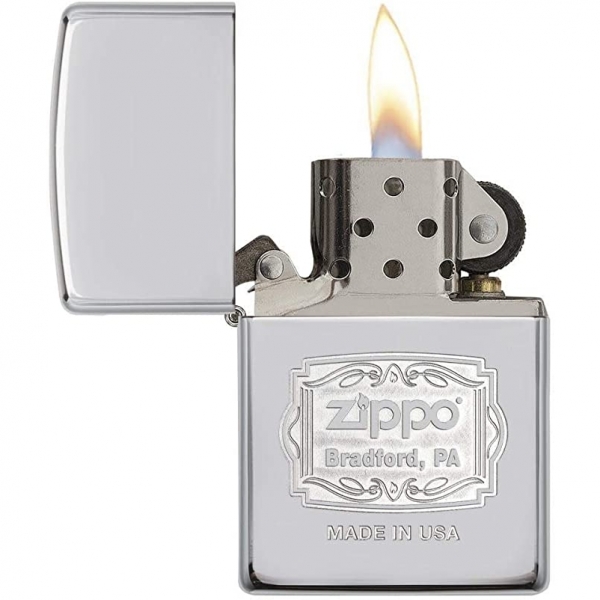 Zippo Parlak Krom Gm akmak