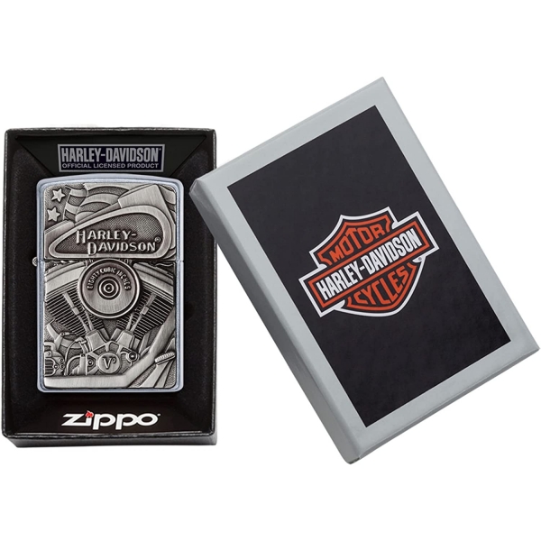 Zippo Harley Davidson akmak (Gri)