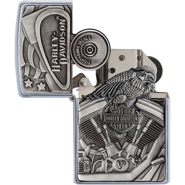 Zippo Harley Davidson akmak (Gri)