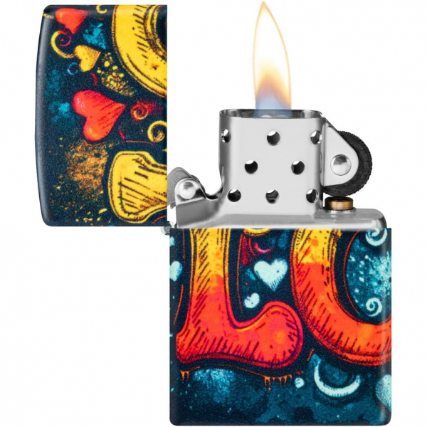 Zippo Love Duvar akmak