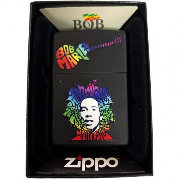 Zippo Renkli Bob Marley akmak