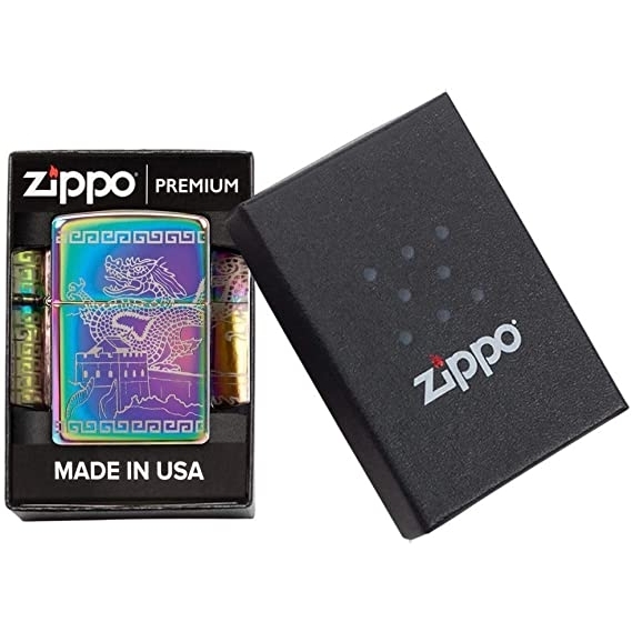 Zippo Renkli Dragon Armor akmak