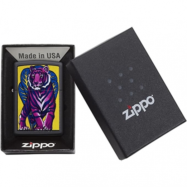 Zippo Renkli Kaplan akmak