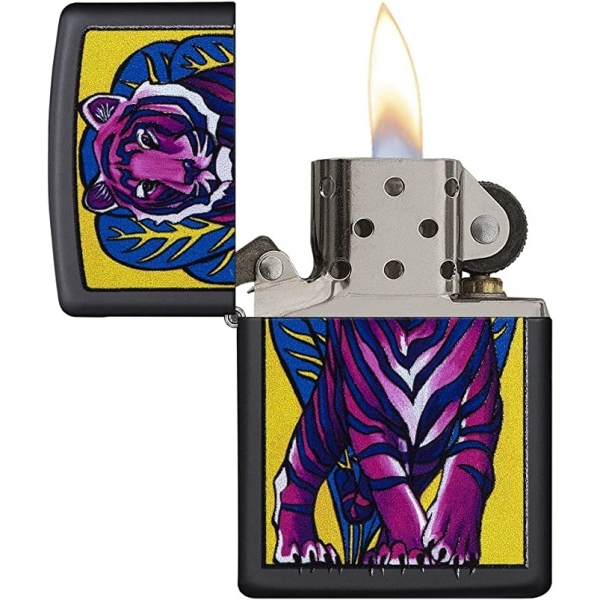 Zippo Renkli Kaplan akmak