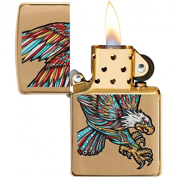 Zippo Renkli Kartal akmak