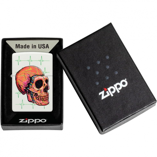 Zippo Cyber ​​Kafatas Mat akmak
