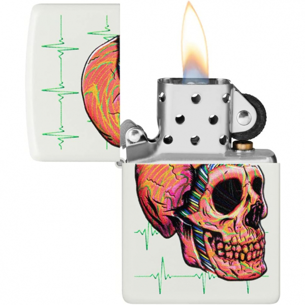 Zippo Cyber ​​Kafatas Mat akmak