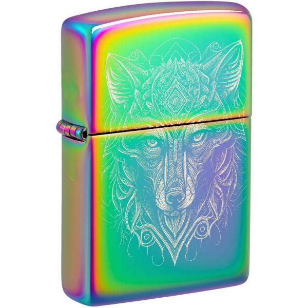 Zippo Mystic Renkli Kurt akmak