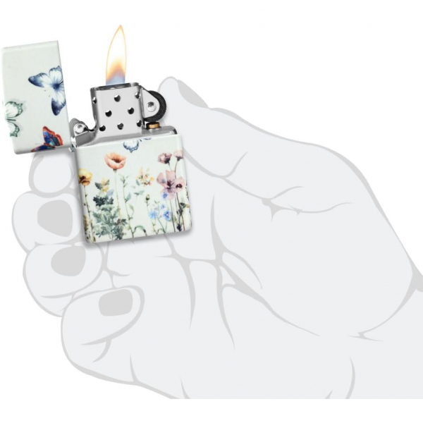 Zippo Parlayan Kelebekler Tasarm akmak