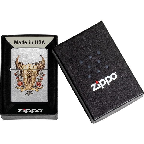 Zippo Rick Rietveld Boa Kafatas akmak