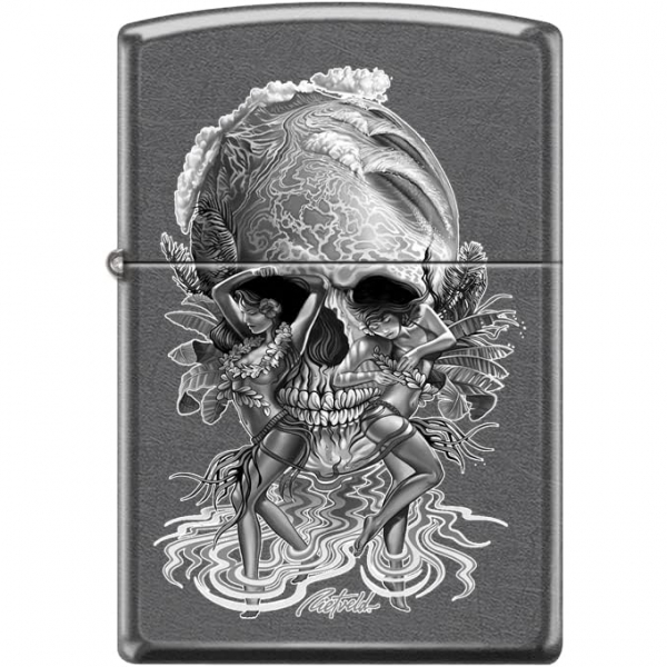 Zippo Rick Rietveld Kafatas ve Bayanlar akmak