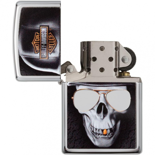 Zippo Harley Davidson Kafatas akmak