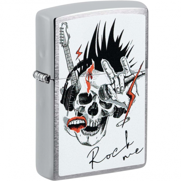 Zippo Mzikli Kafatas akmak 