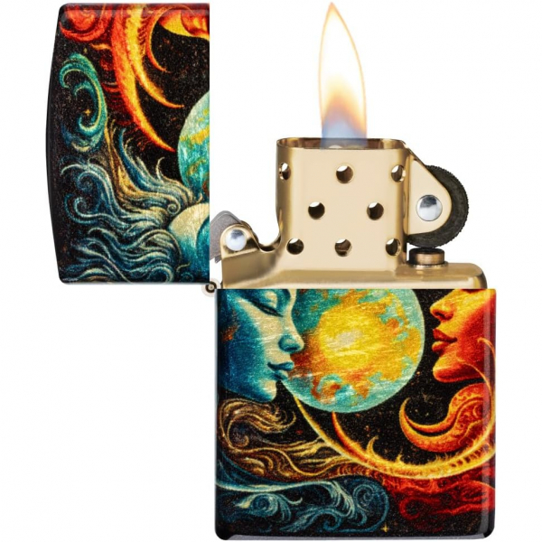 Zippo Uyuyan Gne ve Ay Tasarm akmak
