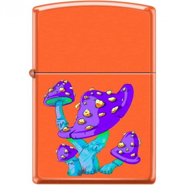 Zippo Neon Turuncu Mantarl akmak