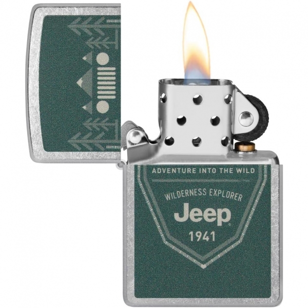 Zippo Jeep Street Krom akmak