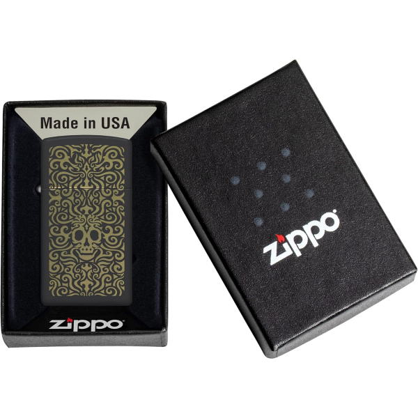 Zippo Kafatas Filigran Tasarm akmak
