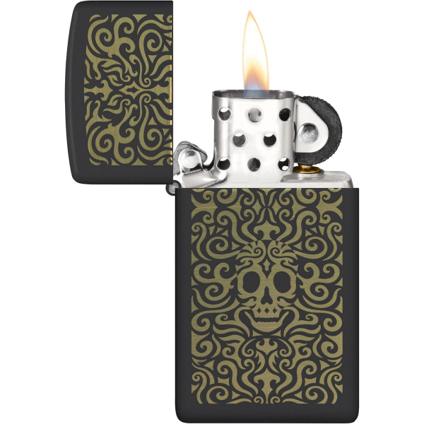 Zippo Kafatas Filigran Tasarm akmak