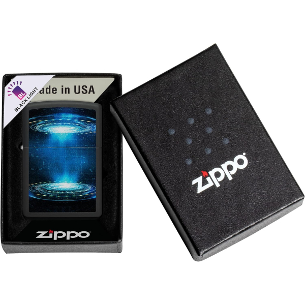 Zippo Ufo Siyah Mat akmak