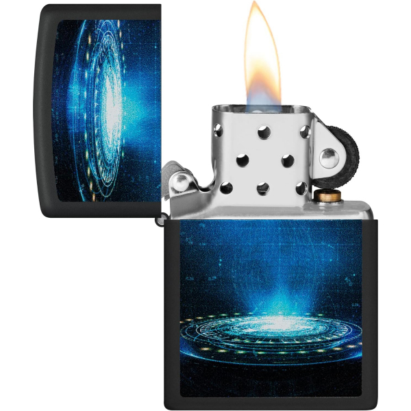Zippo Ufo Siyah Mat akmak