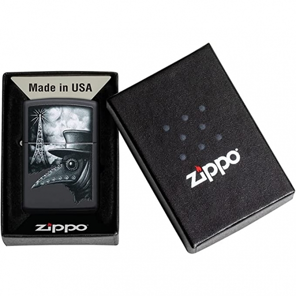 Zippo Siyah Mat Karga akmak