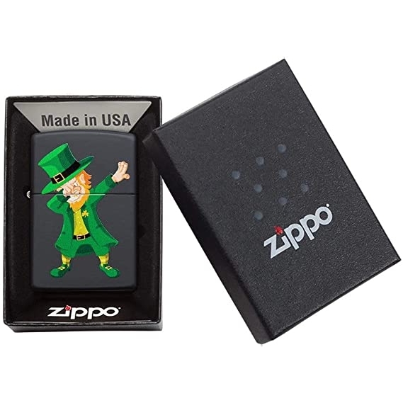 Zippo Siyah Mat Yeil Adam akmak 